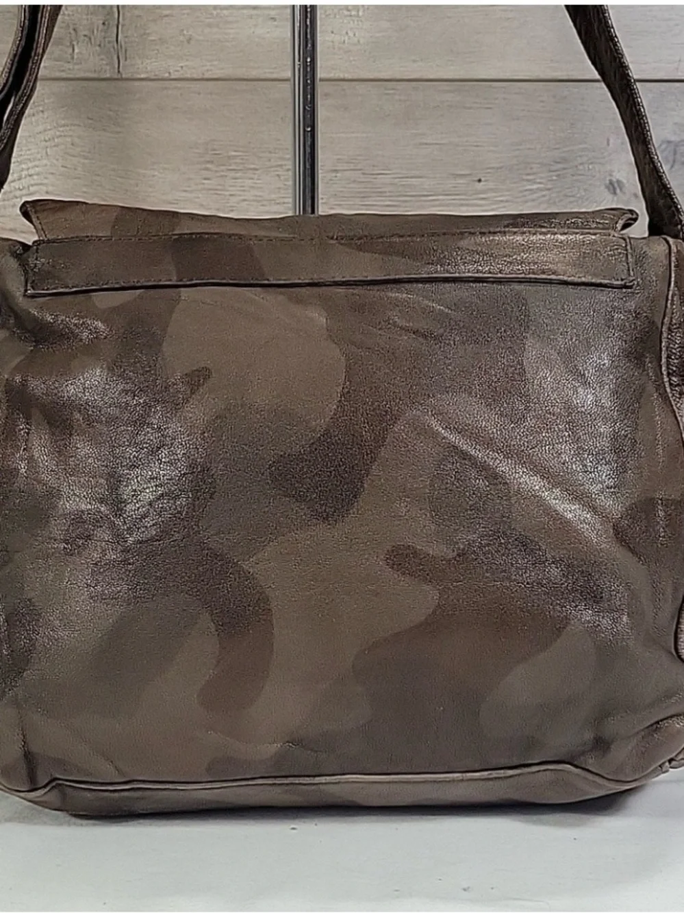 Free People Venera Distressed Leather Bag  Made by Christiansen.
